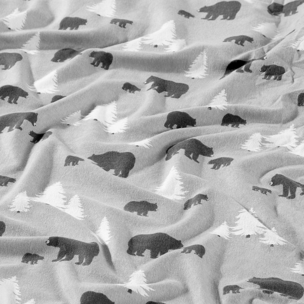 Bed Sheet Set, Cotton Flannel Prints for Master Bedrooms, Guest Beds and Daily Use, 7 Sizes and 30 Colors image 38