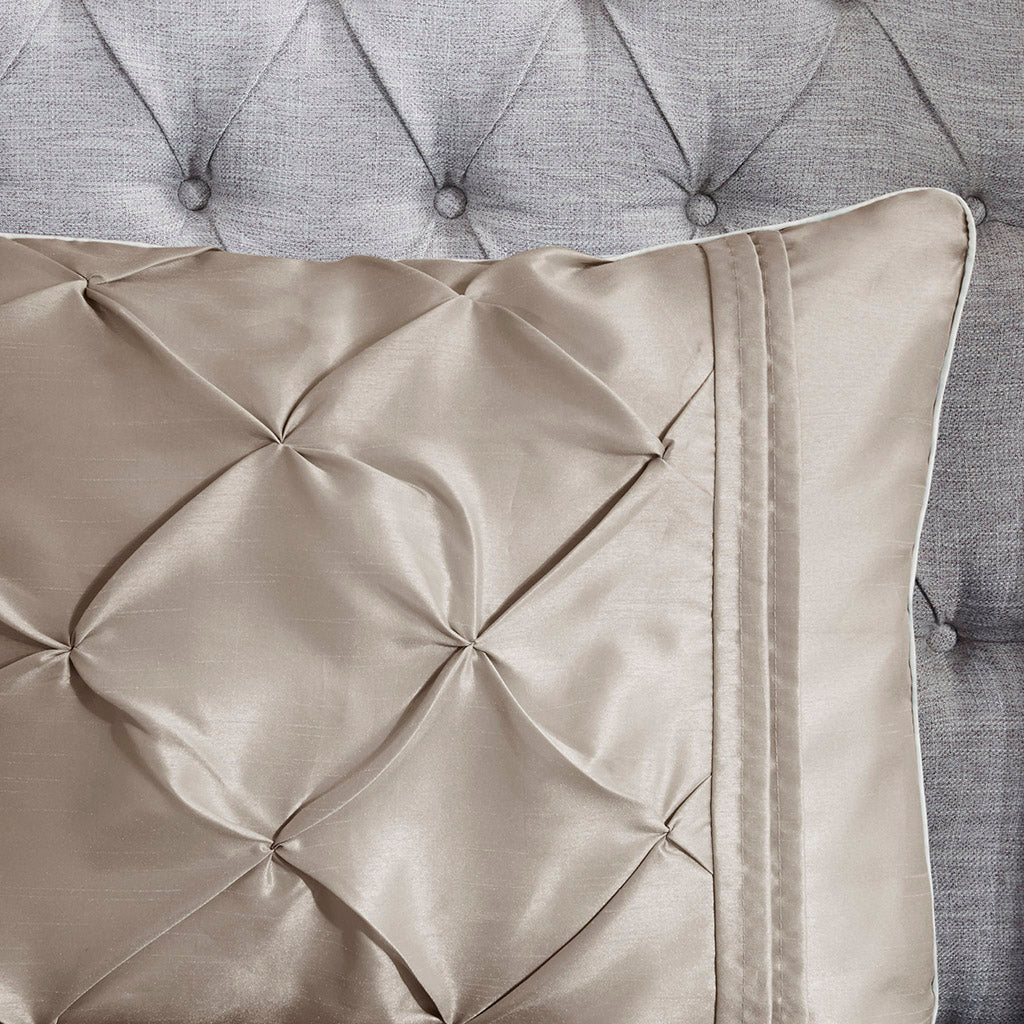 Bed Comforter, Laurel 7 Piece Tufted Set, Machine-Washable Care, Hypoallergenic Comfort for Year-Round Bedroom Comfort and Restful Sleep image 38