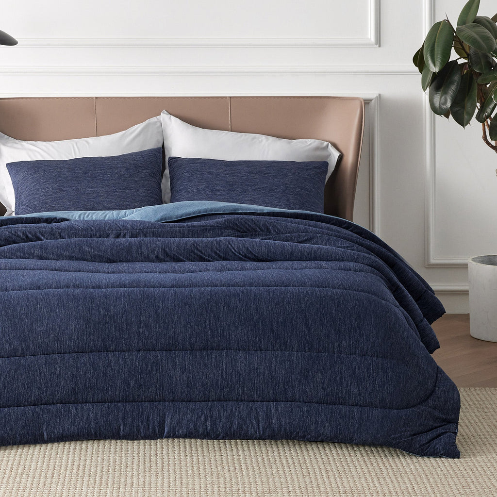 Bed Comforter, Reversible Warm and Cooling Set, Breathable Construction for Year-Round Bedroom Comfort and Restful Sleep image 38