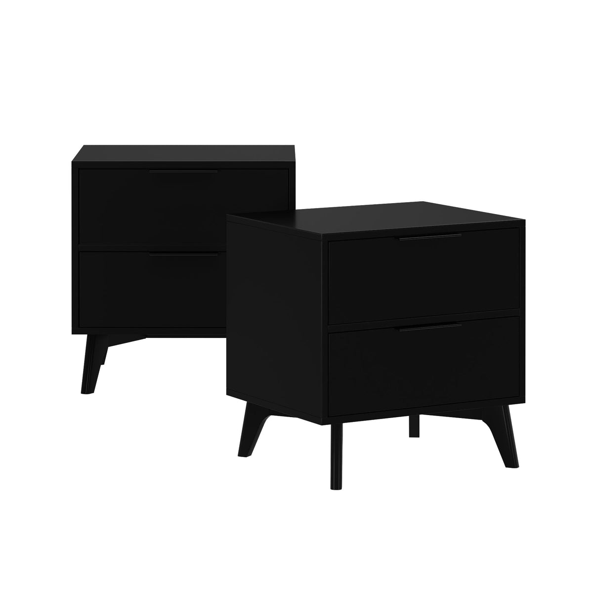 Nightstand, Haven 2 Drawer for Bedrooms, Bedside Essentials and Everyday Storage, 4 Color Options image 38