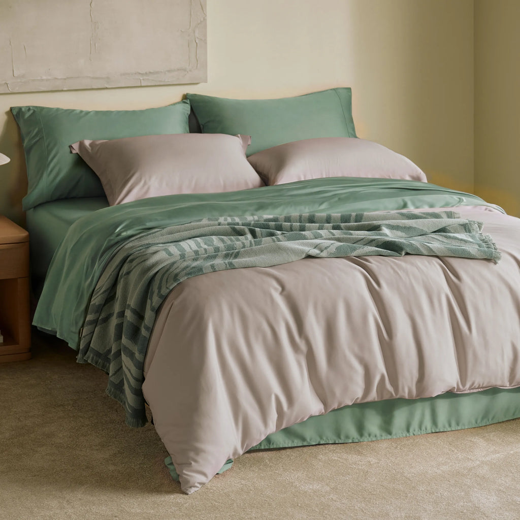 Bed Sheet Set, BareNights Viscose Derived from Bamboo, Breathable Construction for Everyday Bedroom Comfort and Guest Rooms image 38