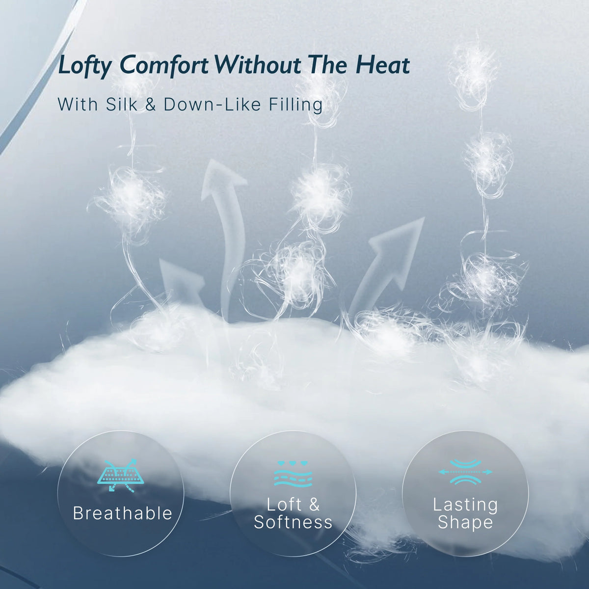 Bed Comforter, Cooling 2.0, Lightweight Design for Everyday Bedding and Comfortable Sleep, 3 Sizes and 3 Colors image 38