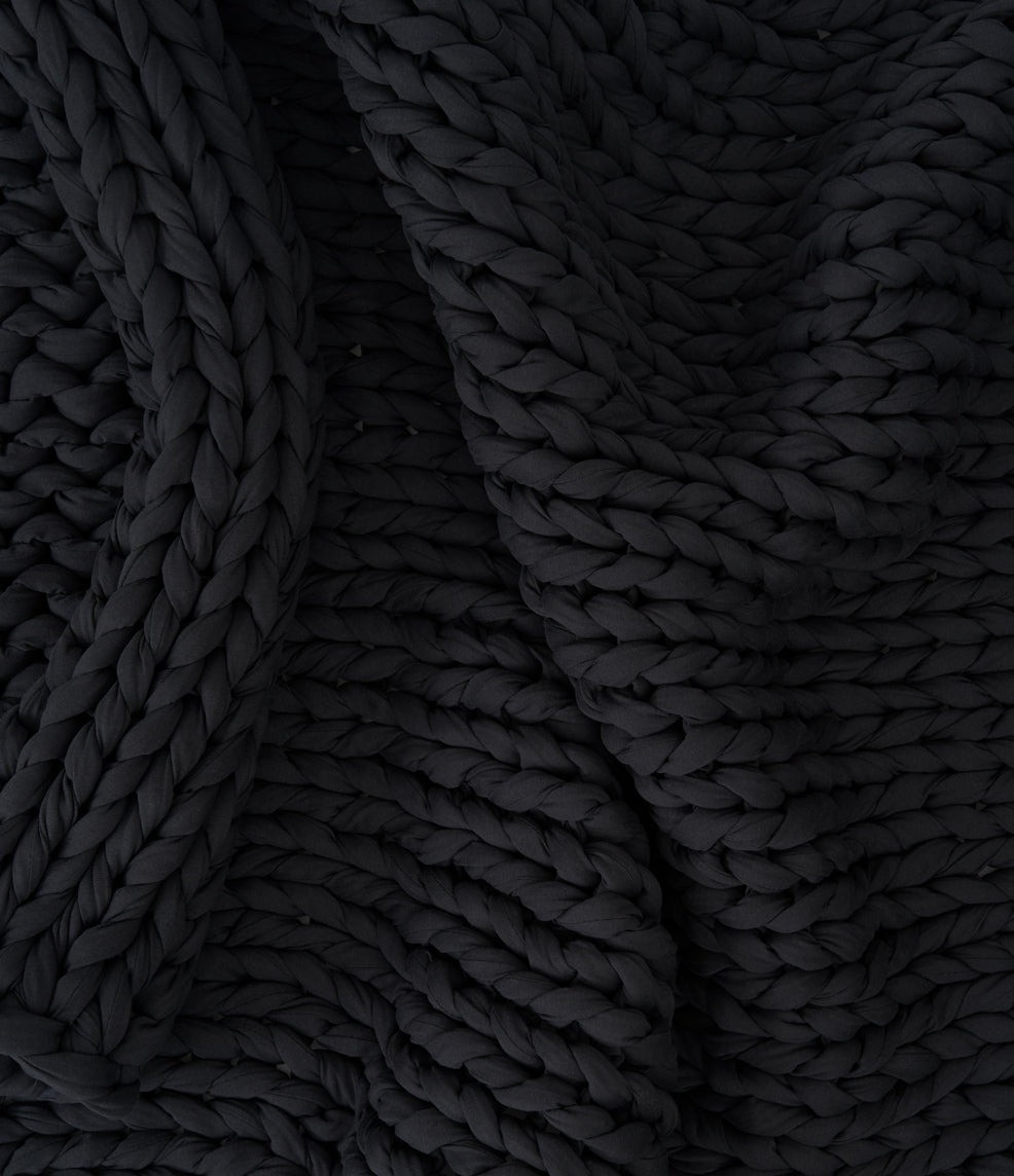 Cozy Throw Blanket, Cotton Weighted for Sofas, Beds and Relaxing at Home, 32 Color Options image 38