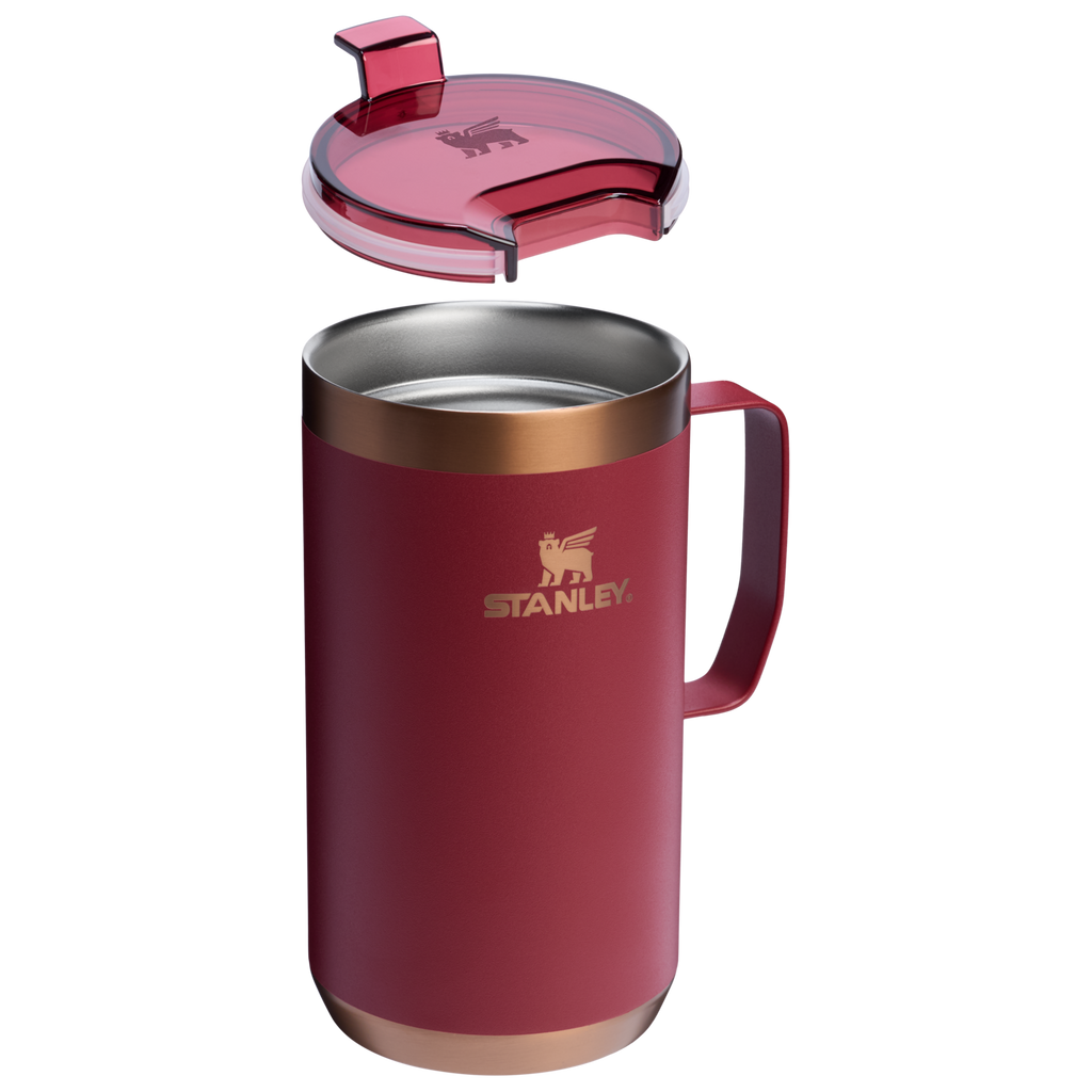 Coffee Mug, Stay Hot Camp 24 OZ, Stainless Steel Construction for Everyday Drinks, Home and Entertaining, 14 Color Options image 38