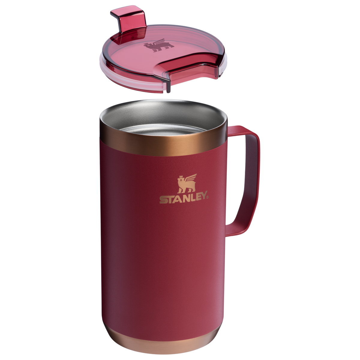 Coffee Mug, Stay Hot Camp 24 OZ, Stainless Steel Construction for Everyday Drinks, Home and Entertaining, 14 Color Options image 38