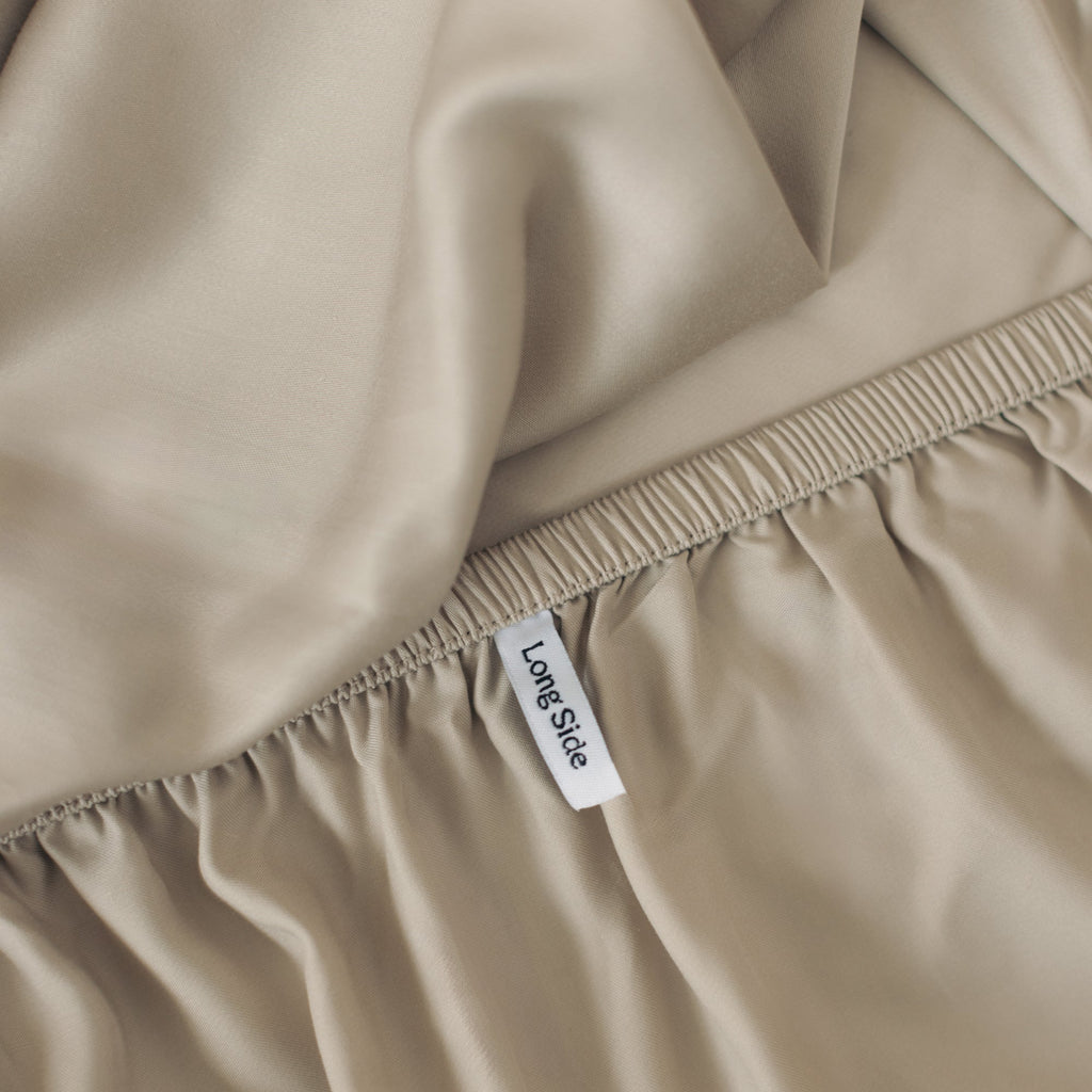 Bed Sheet Set, Organic Bamboo Sateen, Cooling Comfort for Everyday Bedroom Comfort and Guest Rooms, 5 Sizes and 15 Colors image 39