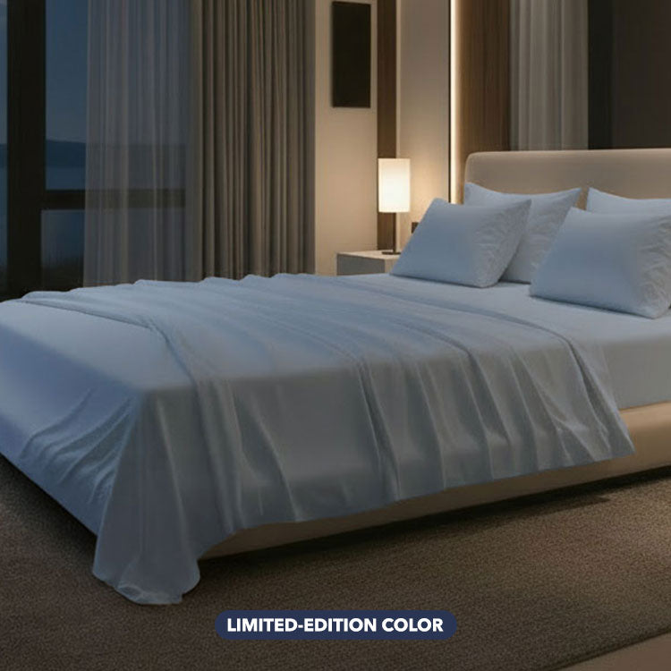 Bed Sheet Set, Nightfall, Cooling Comfort, Lightweight Design for Master Bedrooms, Guest Beds and Daily Use, 5 Sizes and 5 Colors image 39