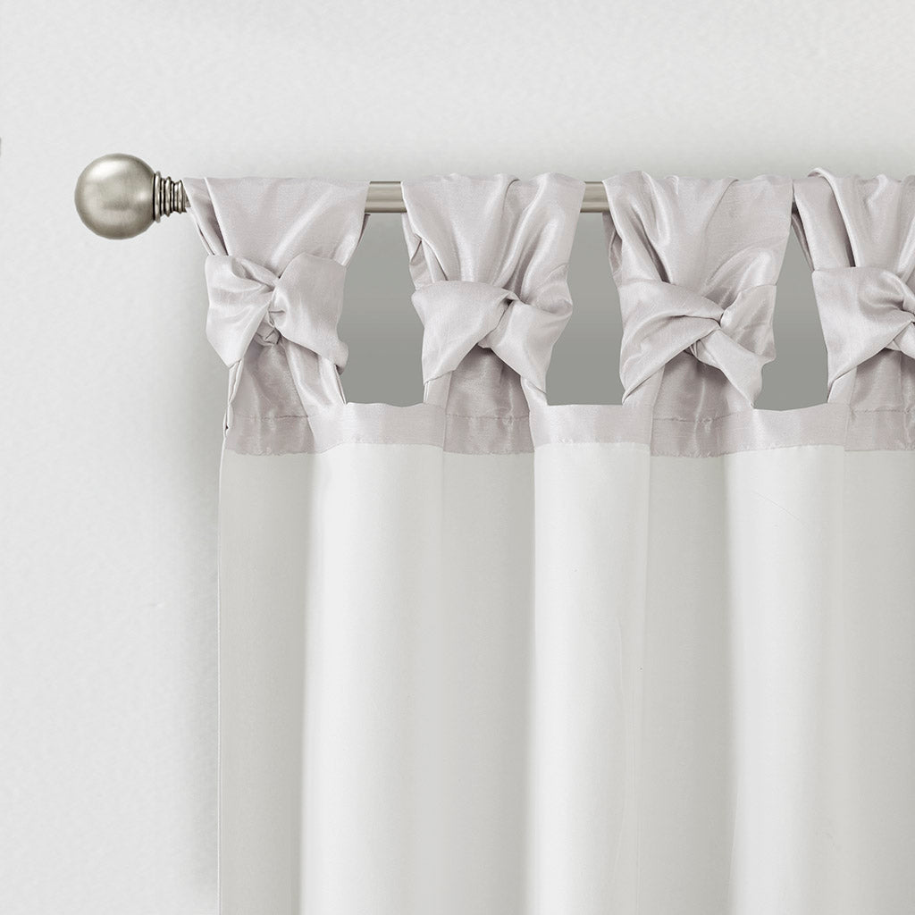 Window Curtain, Emilia Twist Tab Lined Panel, Machine-Washable Care for Windows, Room Styling and Everyday Privacy, 5 Sizes and 14 Colors image 39