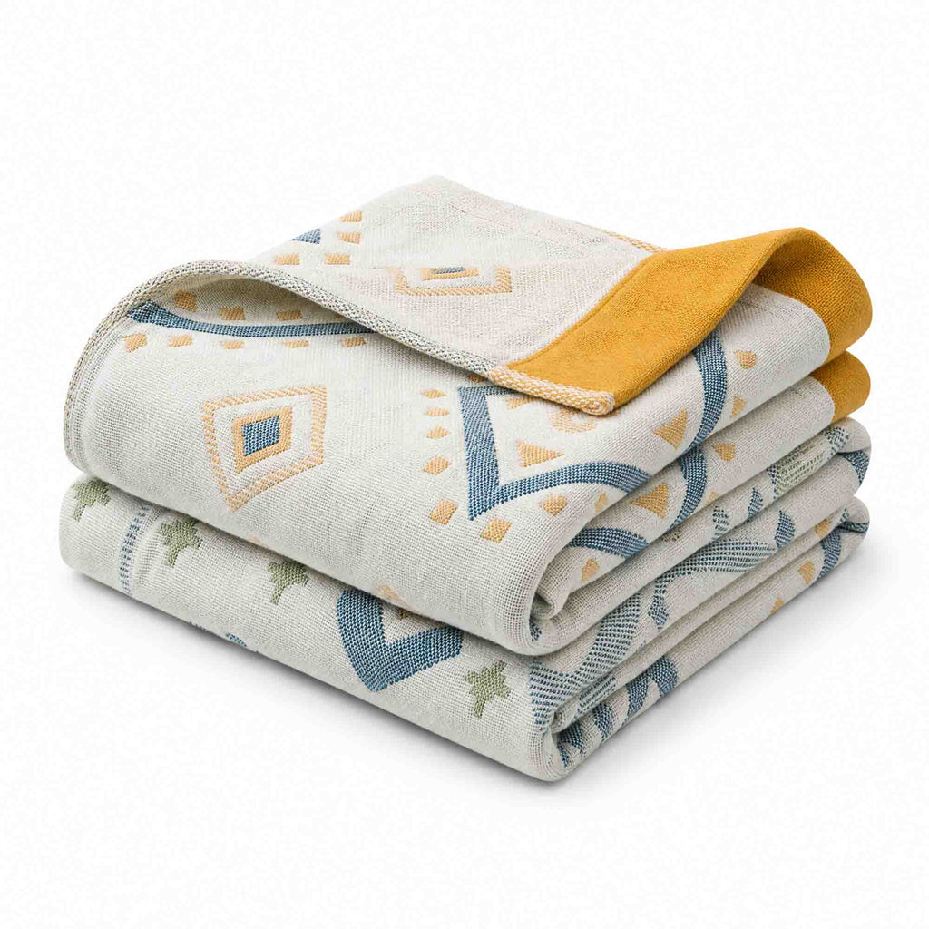 Cozy Throw Blanket, Boho Cotton, Machine-Washable Care for Living Rooms, Bedrooms and Everyday Lounging, 12 Color Options image 39