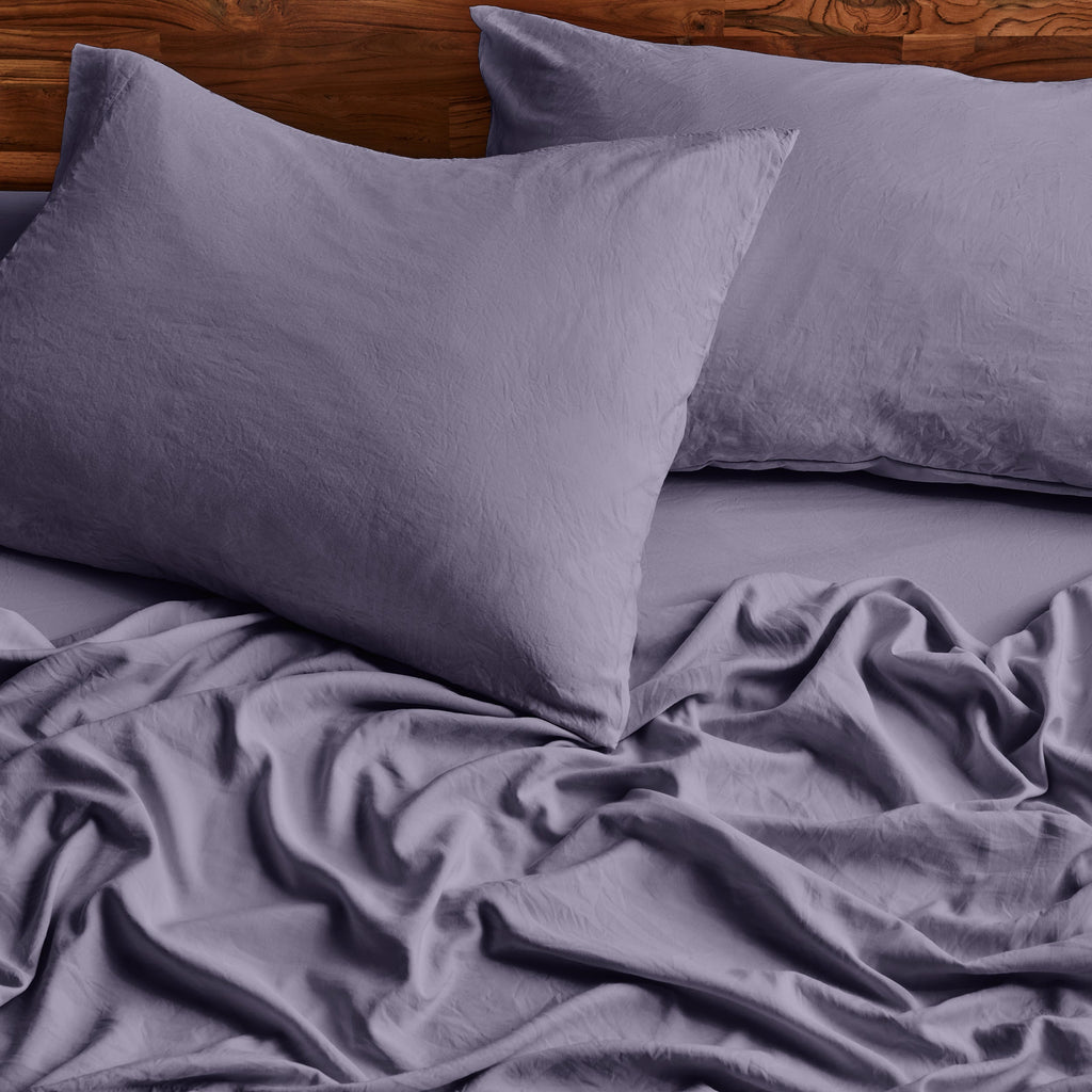 Bed Sheet Set, Ultra Soft Washed for Master Bedrooms, Guest Beds and Daily Use, 5 Sizes and 14 Colors image 39