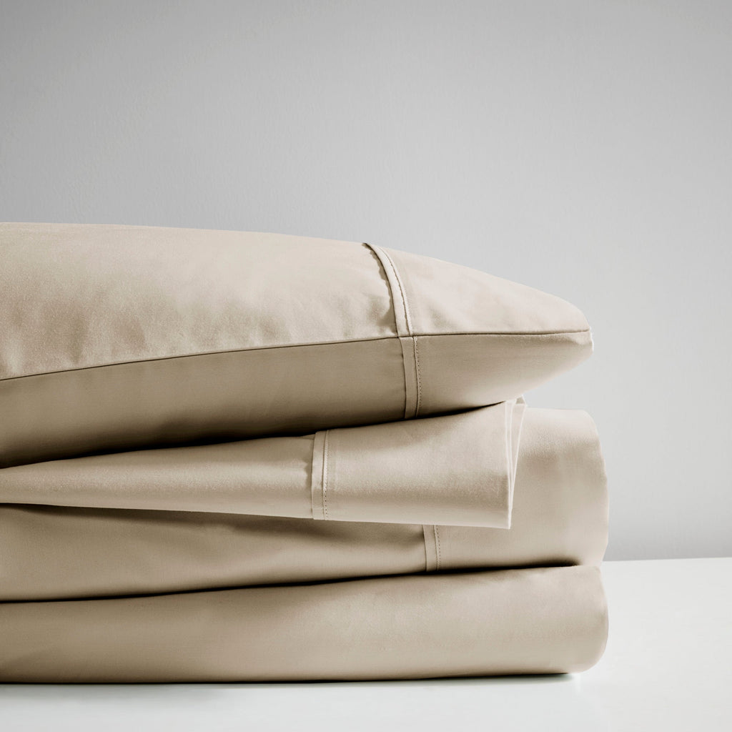 Bed Sheet Set, 600 Thread Count Cooling Cotton Blend 4 Piece, Machine-Washable Care for Everyday Bedroom Comfort and Guest Rooms image 39
