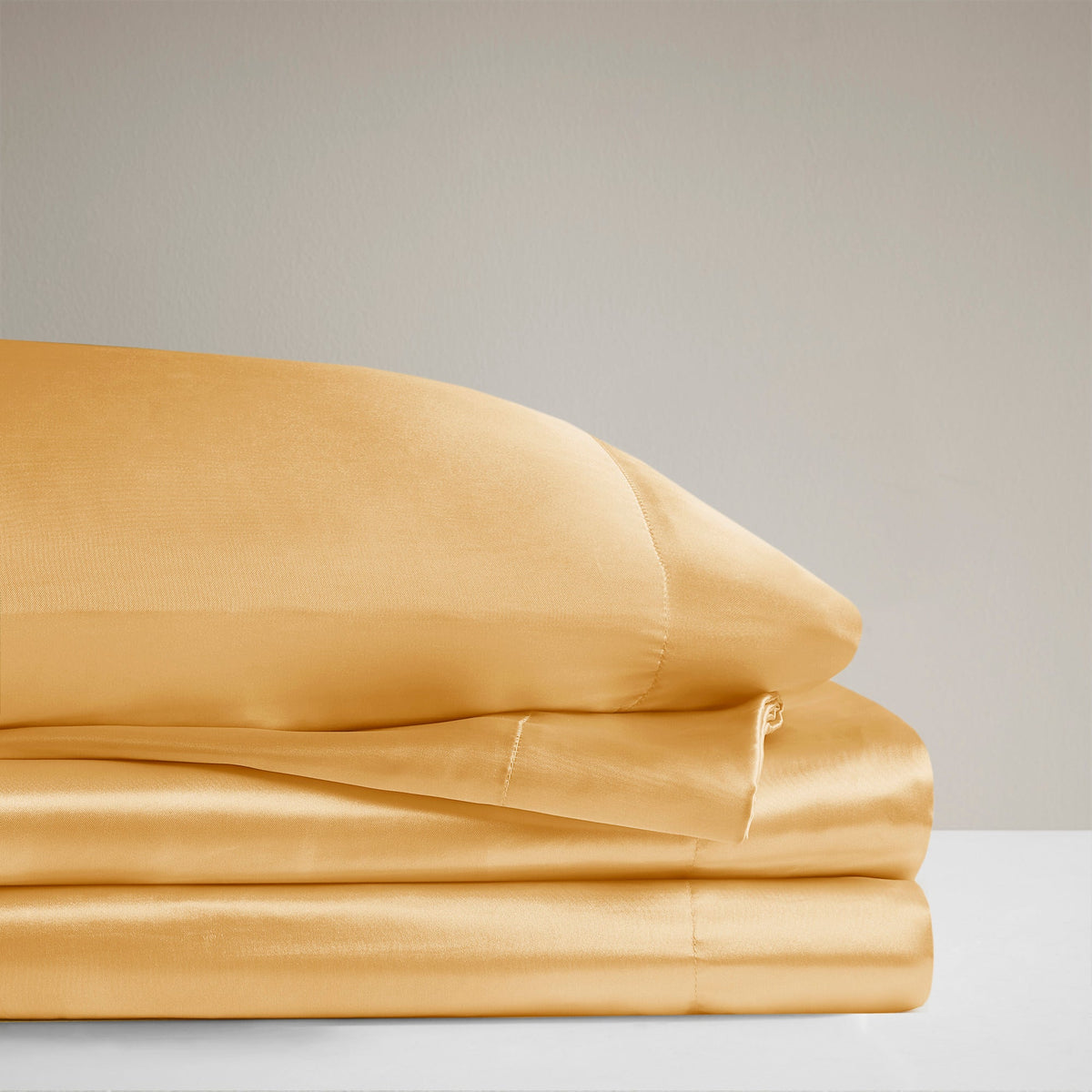 Bed Sheet Set, Satin for Master Bedrooms, Guest Beds and Daily Use, 6 Sizes and 12 Colors, Designed for Everyday Home Use image 39