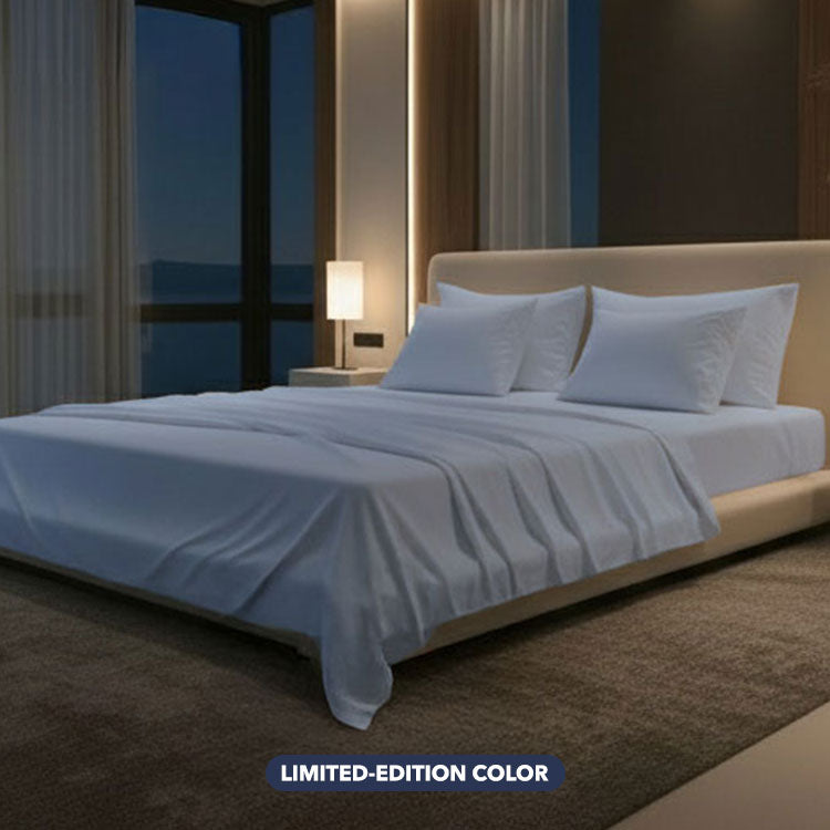 Bed Sheet Set, Nightfall, Cooling Comfort, Lightweight Design for Master Bedrooms, Guest Beds and Daily Use, 5 Sizes and 5 Colors image 40