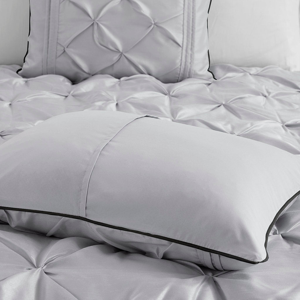 Bed Comforter, Laurel 7 Piece Tufted Set, Machine-Washable Care, Hypoallergenic Comfort for Year-Round Bedroom Comfort and Restful Sleep image 40