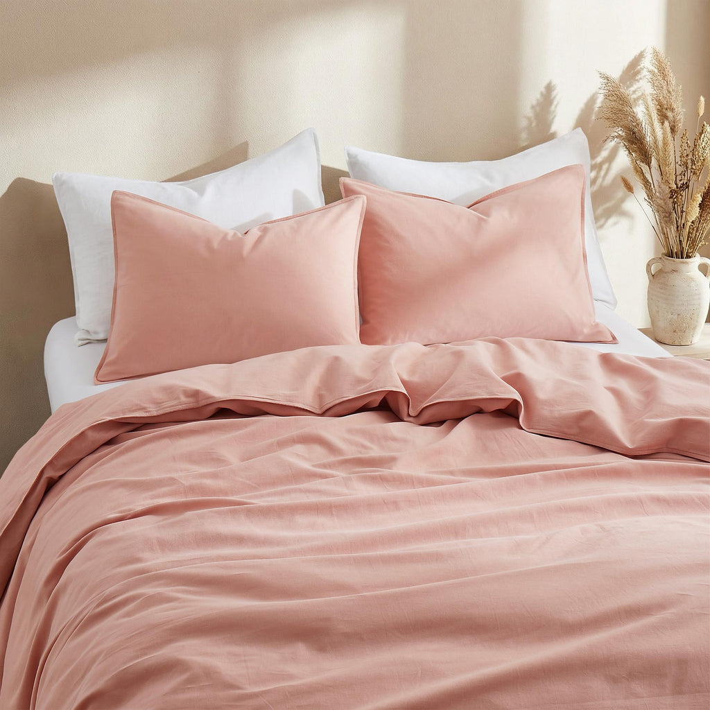 Duvet Cover Set, Linen Cotton Blend, Breathable Construction, Machine-Washable Care for Bedroom Bedding Refresh and Everyday Comfort image 41