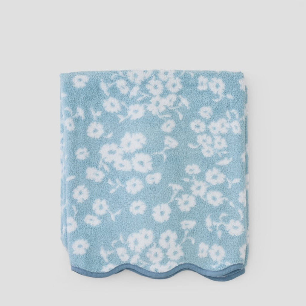 Bath Towel, Patterned Scallop for Home Bathrooms and Everyday Care, 5 Color Options, Designed for Daily Bathroom Routines and Guest Baths image 41