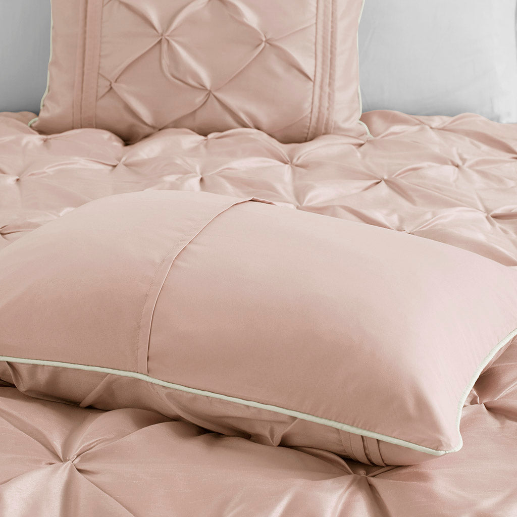Bed Comforter, Laurel 7 Piece Tufted Set, Machine-Washable Care, Hypoallergenic Comfort for Year-Round Bedroom Comfort and Restful Sleep image 41