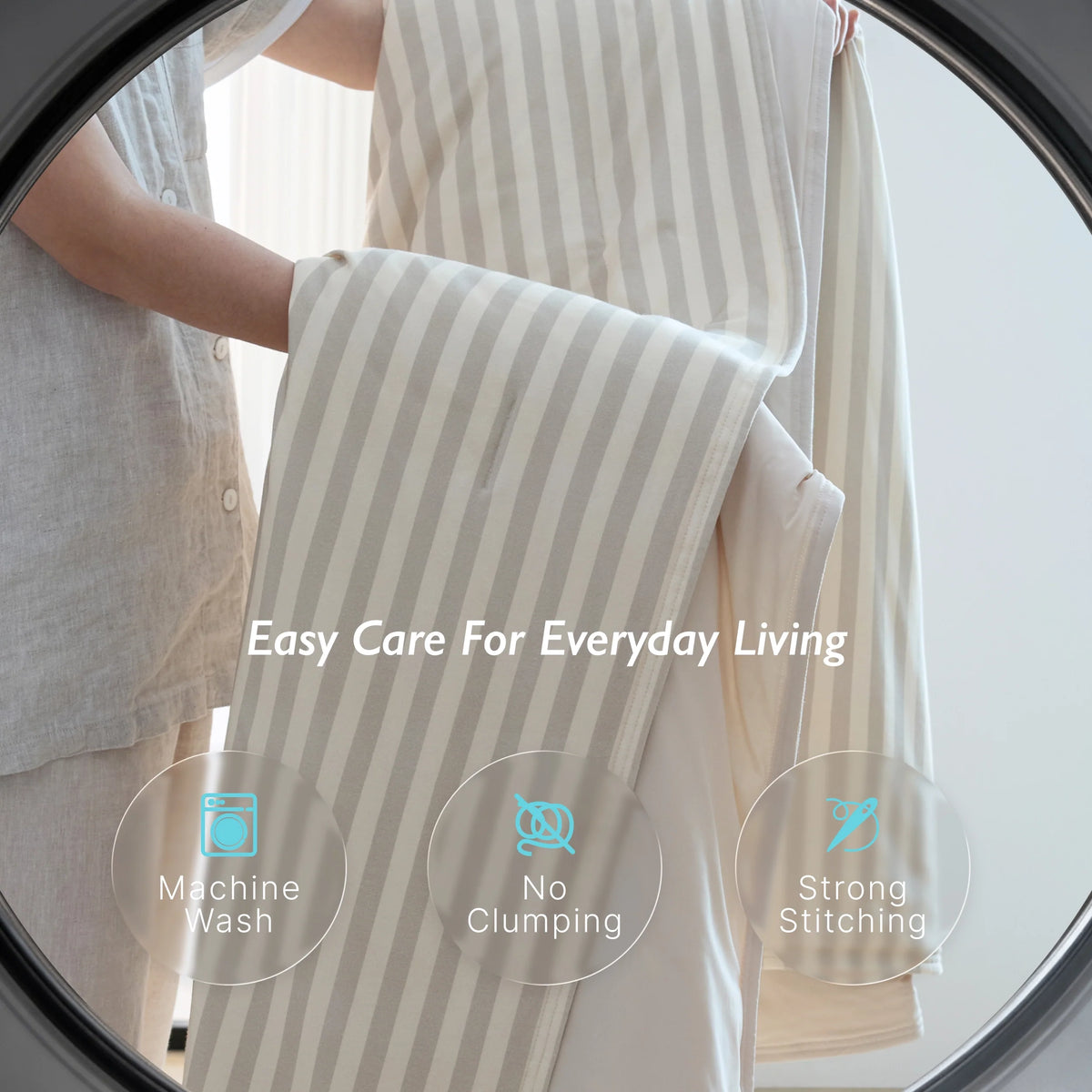 Bed Comforter, Cooling 2.0, Lightweight Design for Everyday Bedding and Comfortable Sleep, 3 Sizes and 3 Colors image 41