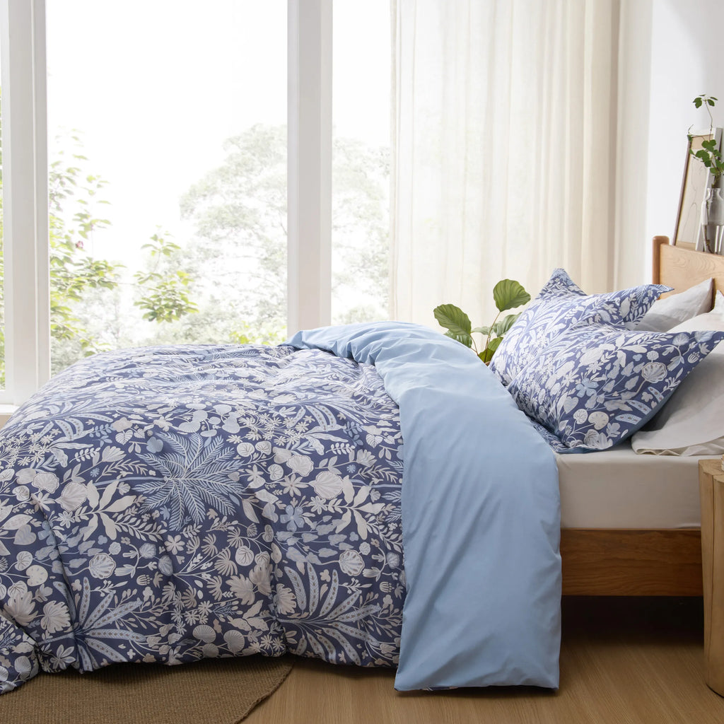 Duvet Cover Set, 100% Cotton Patterned, Breathable Construction for Bedroom Bedding Refresh and Everyday Comfort, 4 Sizes and 9 Colors image 41
