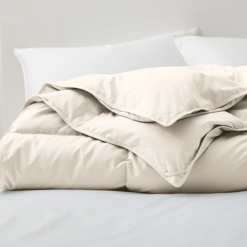 Down & Feather Comforter, Goose, Lightweight Design, Machine-Washable Care for Everyday Bedding and Comfortable Sleep, 4 Sizes and 8 Colors image 42