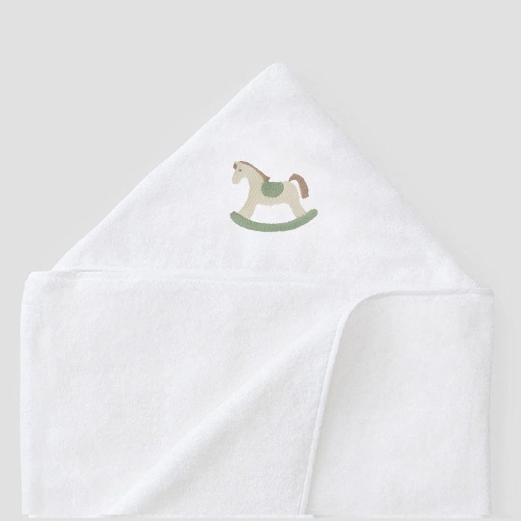Bath Linen, Kids' Hooded Towel, Organic Cotton Shell for Daily Bathroom Routines and Guest Baths, 15 Color Options image 42