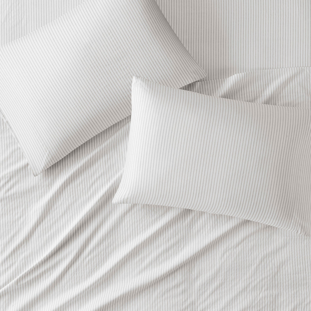 Bed Sheet Set, 200 Thread Count Printed Cotton, Breathable Construction, Machine-Washable Care for Master Bedrooms, Guest Beds and Daily Use image 42