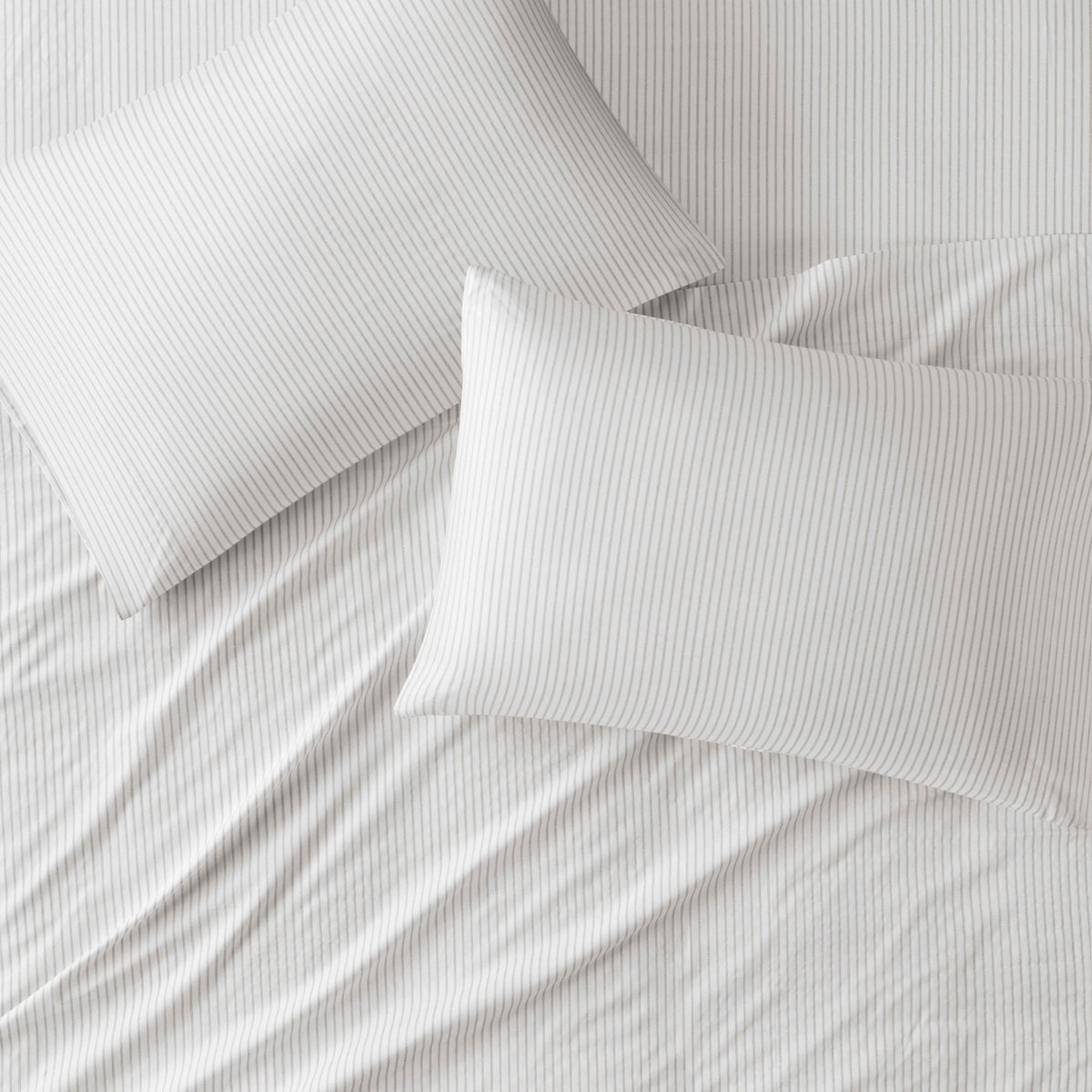 Bed Sheet Set, 200 Thread Count Printed Cotton, Breathable Construction, Machine-Washable Care for Master Bedrooms, Guest Beds and Daily Use image 42