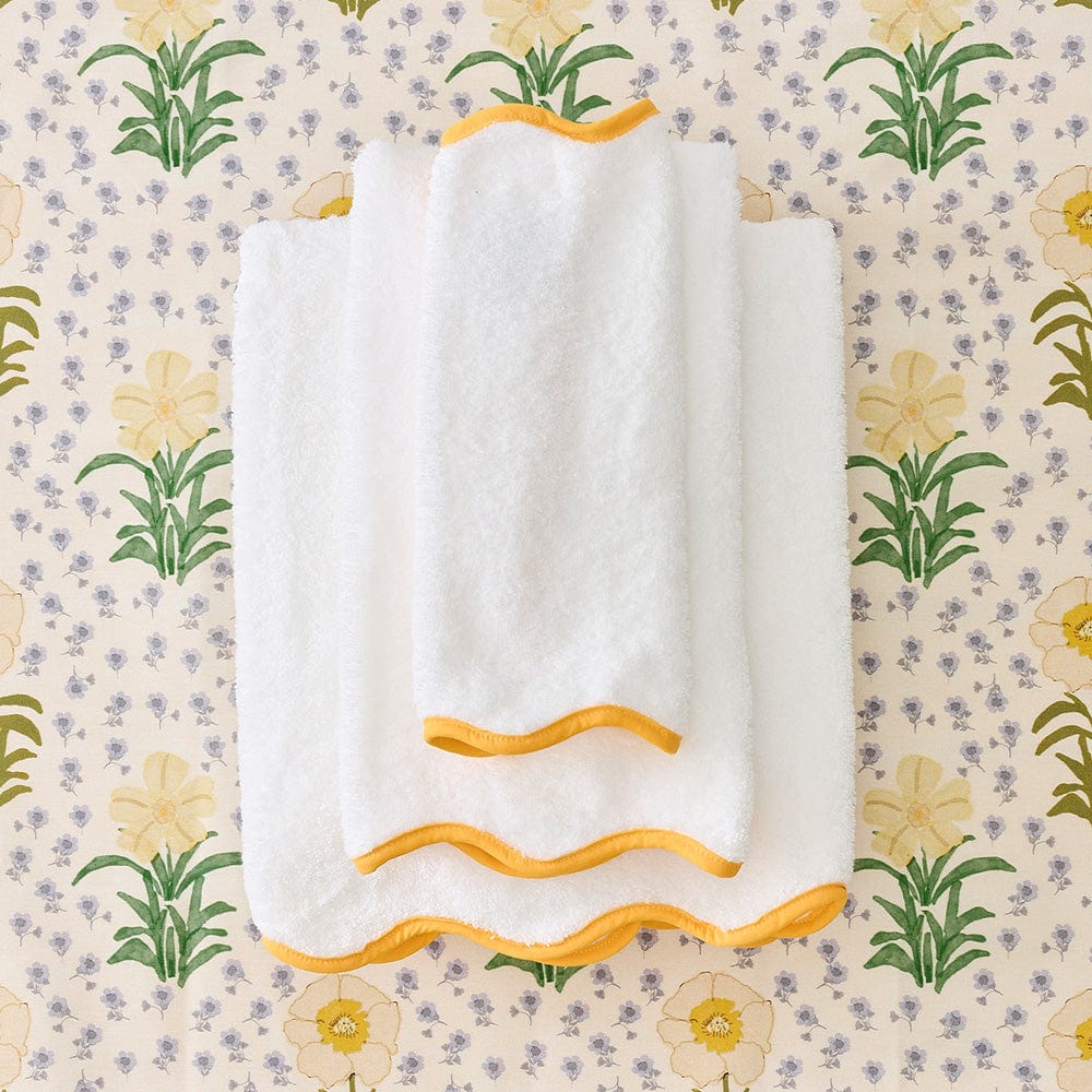 Bath Towel, Scallop for Daily Bathroom Routines and Guest Baths, 8 Color Options, Designed for Home Bathrooms and Everyday Care image 42