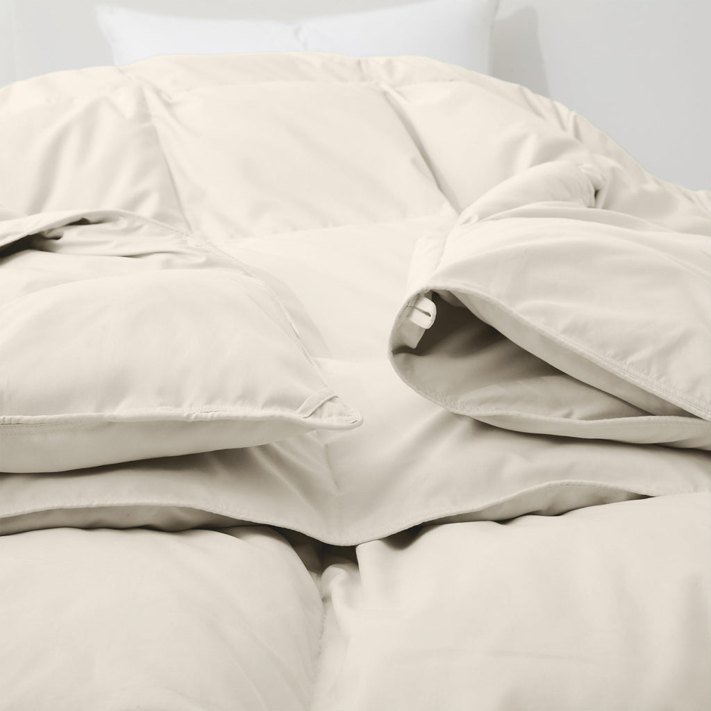 Down & Feather Comforter, Goose, Lightweight Design, Machine-Washable Care for Everyday Bedding and Comfortable Sleep, 4 Sizes and 8 Colors image 43
