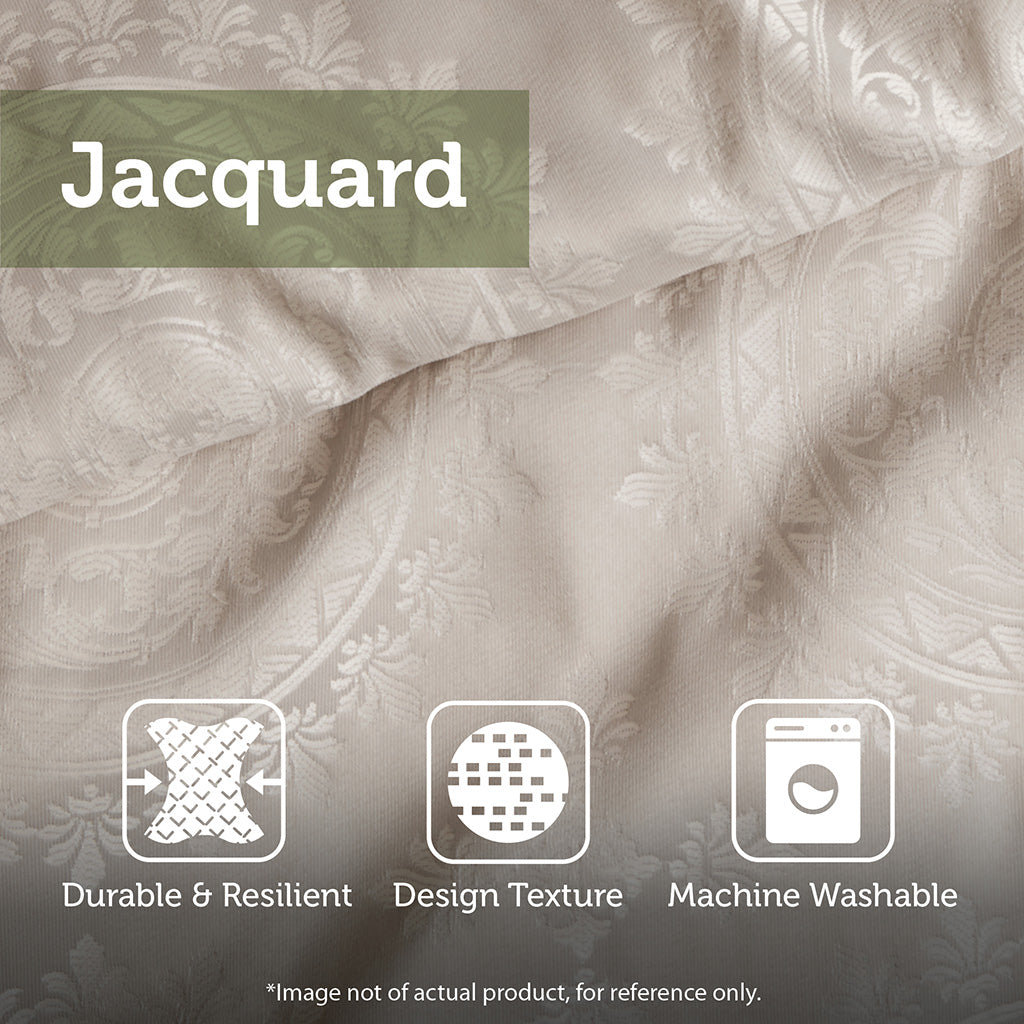 Bed Comforter, Rhapsody 7 Piece Jacquard Set, Machine-Washable Care for Year-Round Bedroom Comfort and Restful Sleep, 3 Sizes and 3 Colors image 43