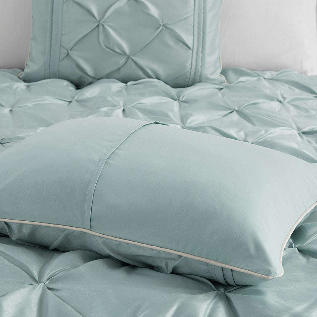 Bed Comforter, Laurel 7 Piece Tufted Set, Machine-Washable Care, Hypoallergenic Comfort for Year-Round Bedroom Comfort and Restful Sleep image 43