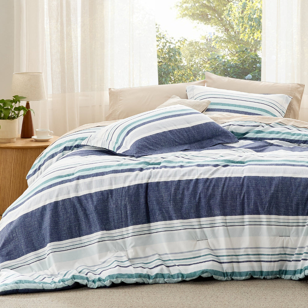 Bed Comforter, Retro Botanical Set for Everyday Bedding and Comfortable Sleep, 4 Sizes and 9 Colors image 44