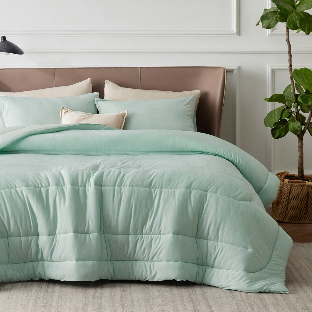 Bed Comforter, Reversible Warm and Cooling Set, Breathable Construction for Year-Round Bedroom Comfort and Restful Sleep image 44