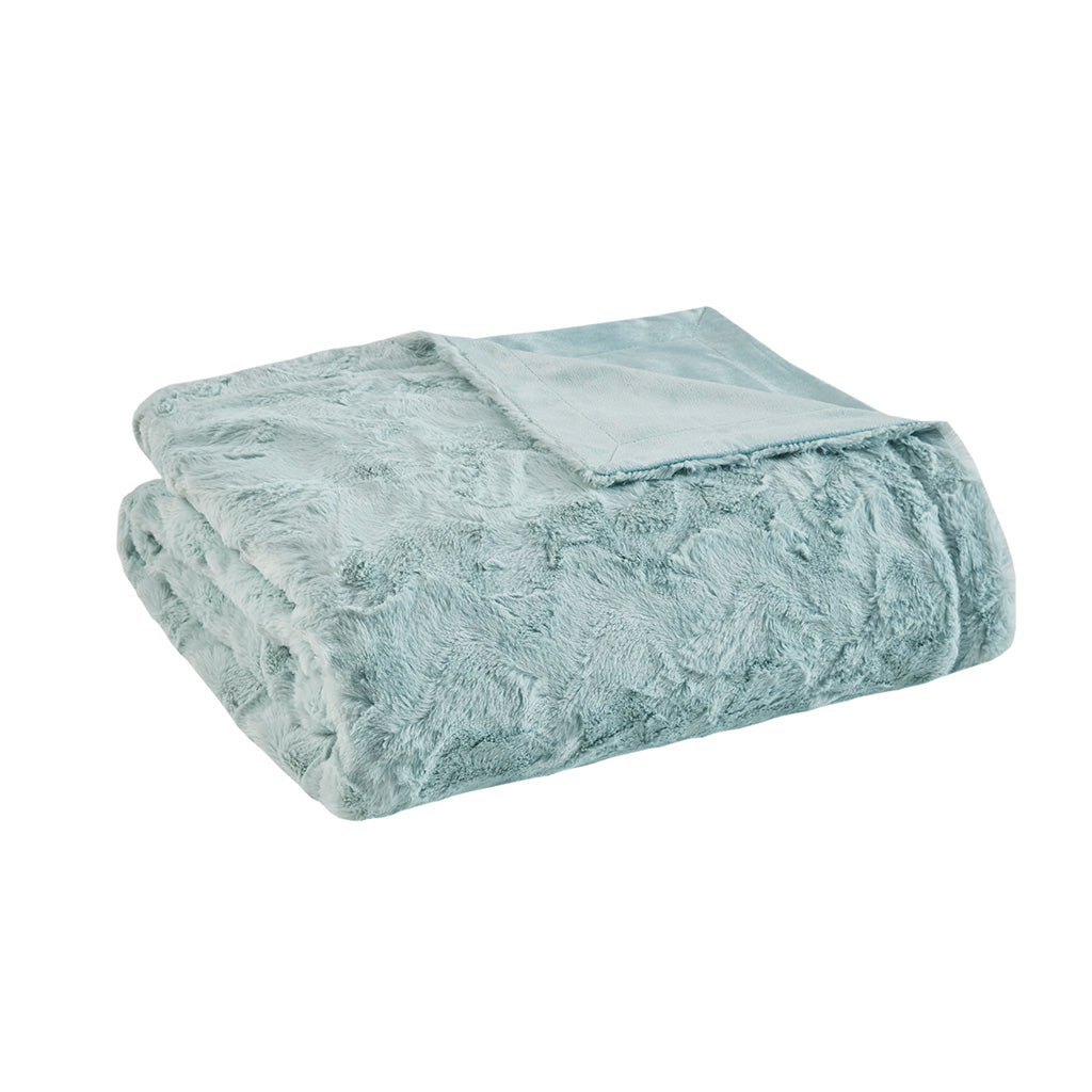 Cozy Throw Blanket, Zuri Oversized Faux Fur, Machine-Washable Care for Sofas, Beds and Relaxing at Home, 10 Color Options image 44
