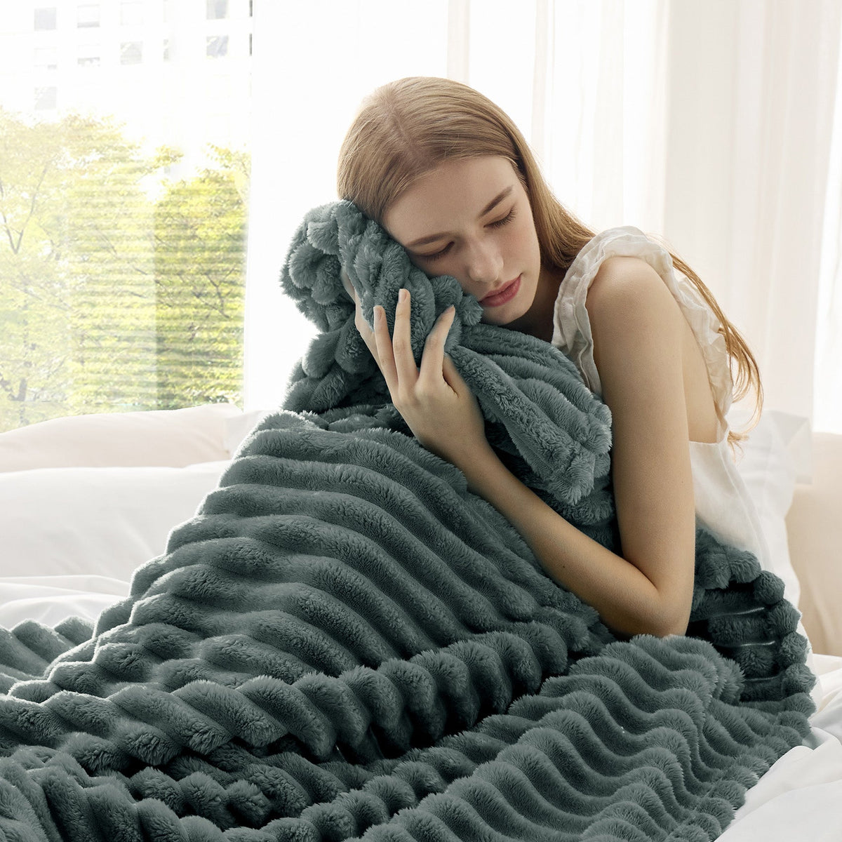 Cozy Throw Blanket, GentleSoft for Sofas, Beds and Relaxing at Home, 8 Sizes and 15 Colors image 45
