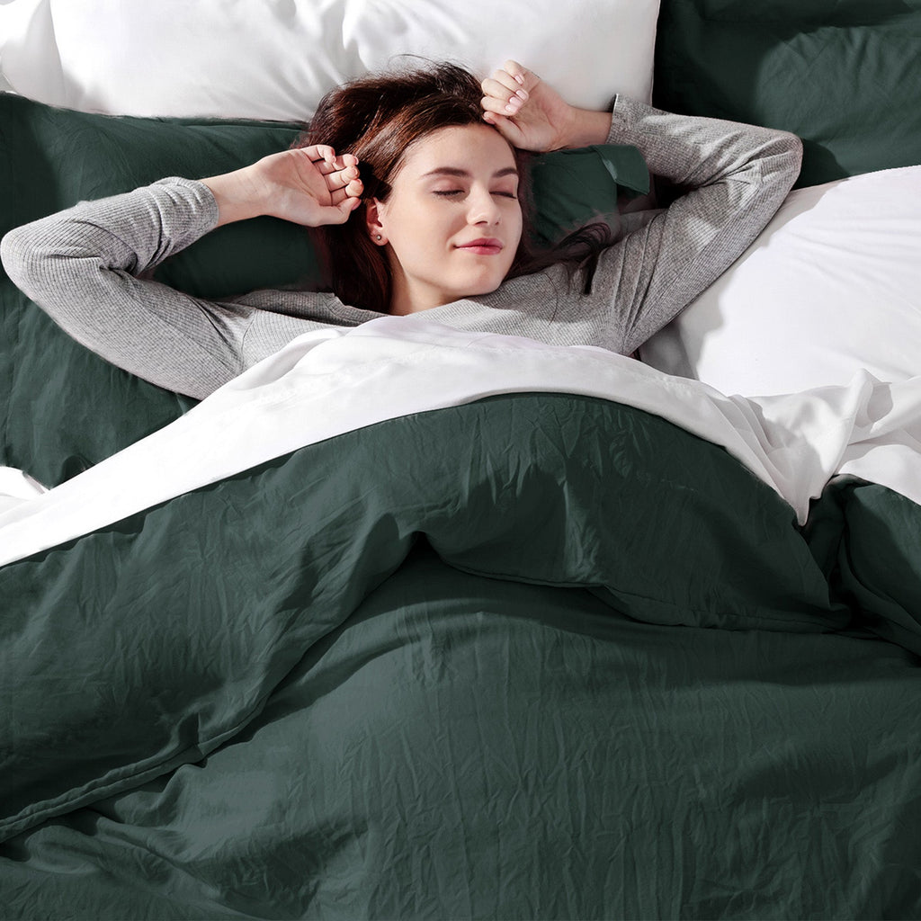 Duvet Cover Set, Ultra Soft Hypoallergenic Microfiber, Lightweight Design for Guest Rooms and Everyday Bedroom Styling image 46