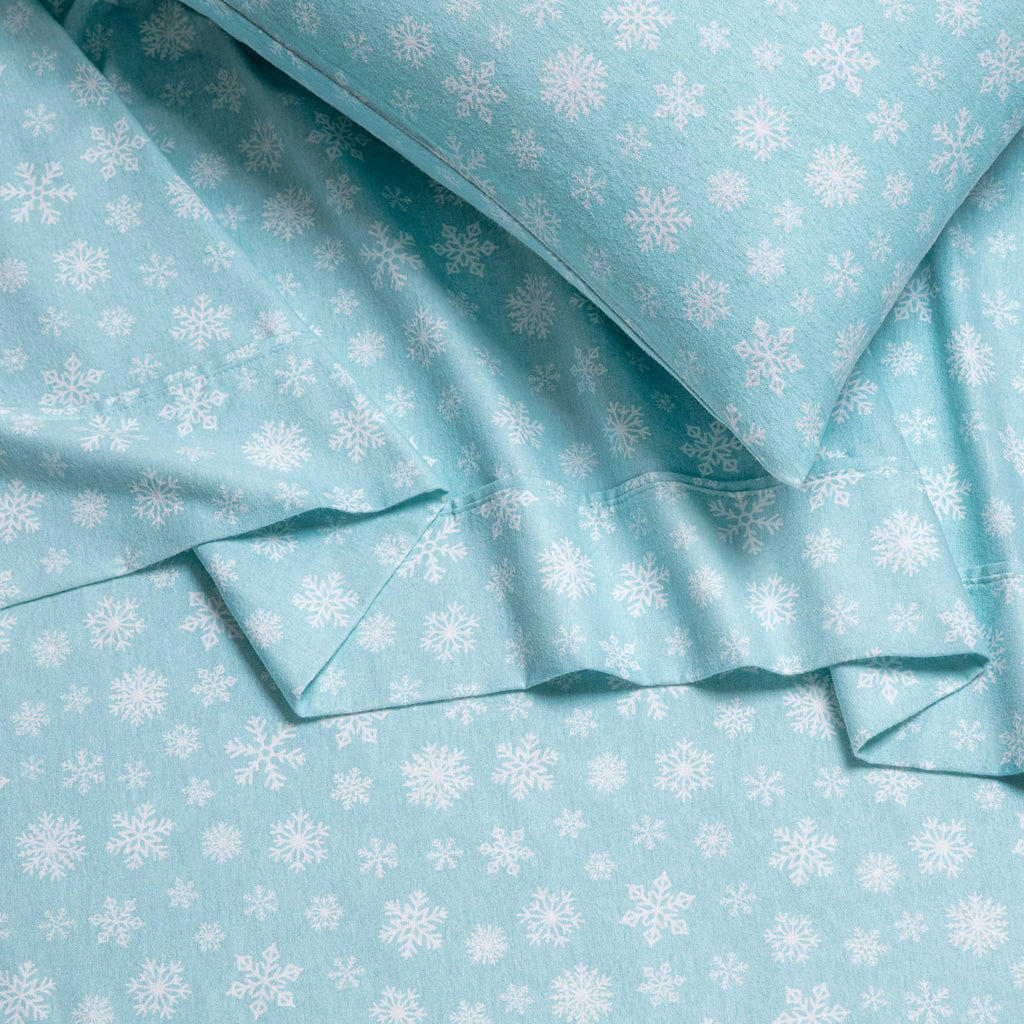 Bed Sheet Set, Cotton Flannel Prints for Master Bedrooms, Guest Beds and Daily Use, 7 Sizes and 30 Colors image 46