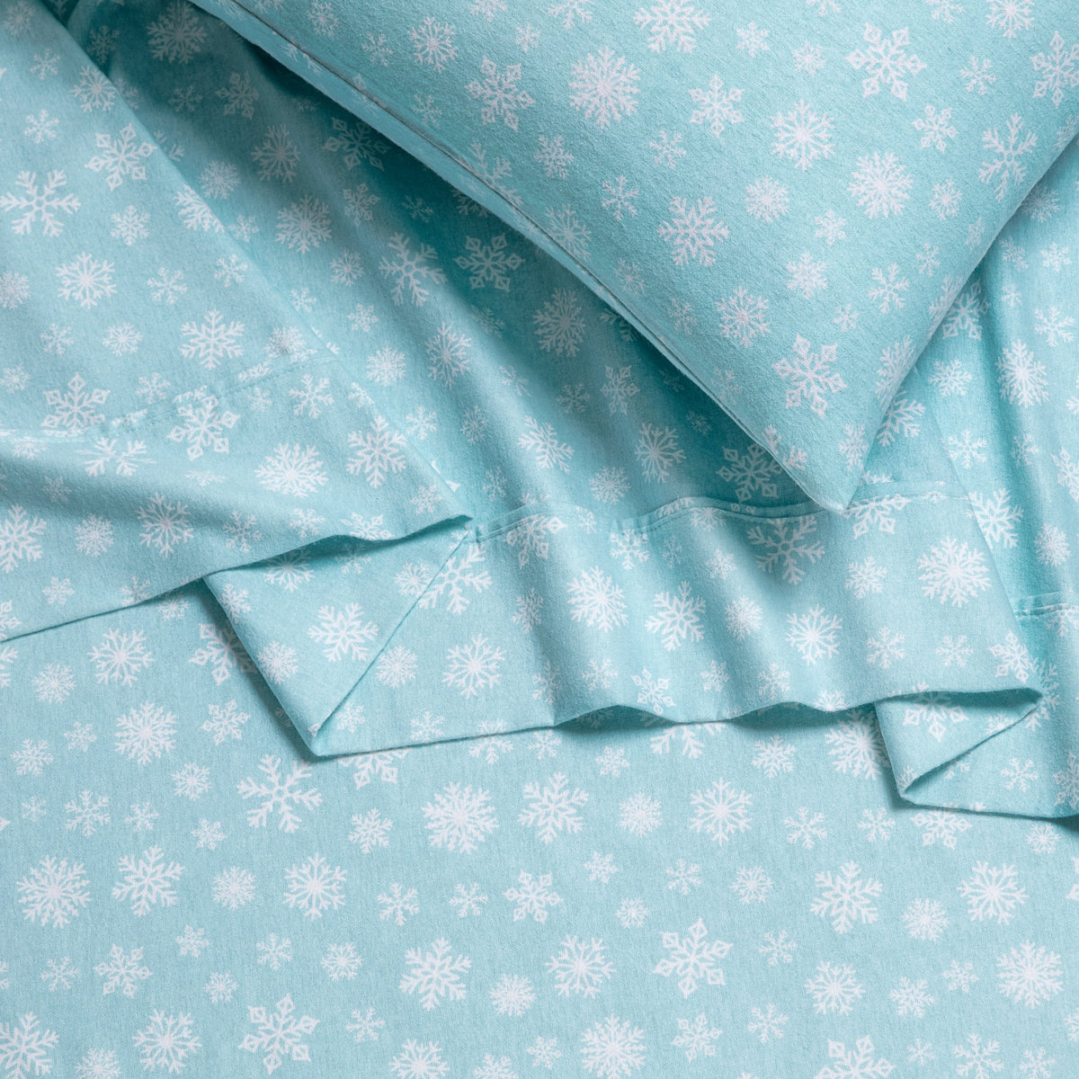 Bed Sheet Set, Cotton Flannel Prints for Master Bedrooms, Guest Beds and Daily Use, 7 Sizes and 30 Colors image 46