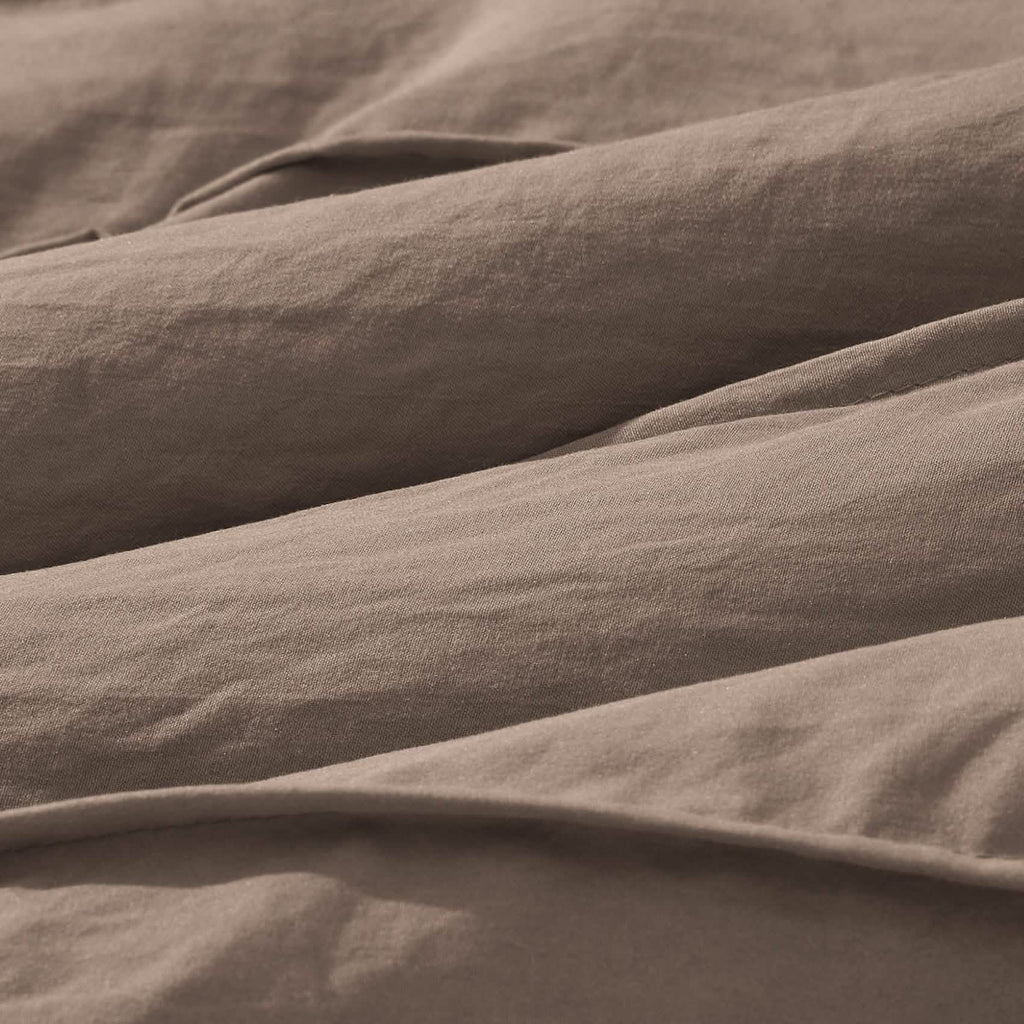 Bed Comforter, Pinch Pleat Set for Year-Round Bedroom Comfort and Restful Sleep, 5 Sizes and 19 Colors image 46