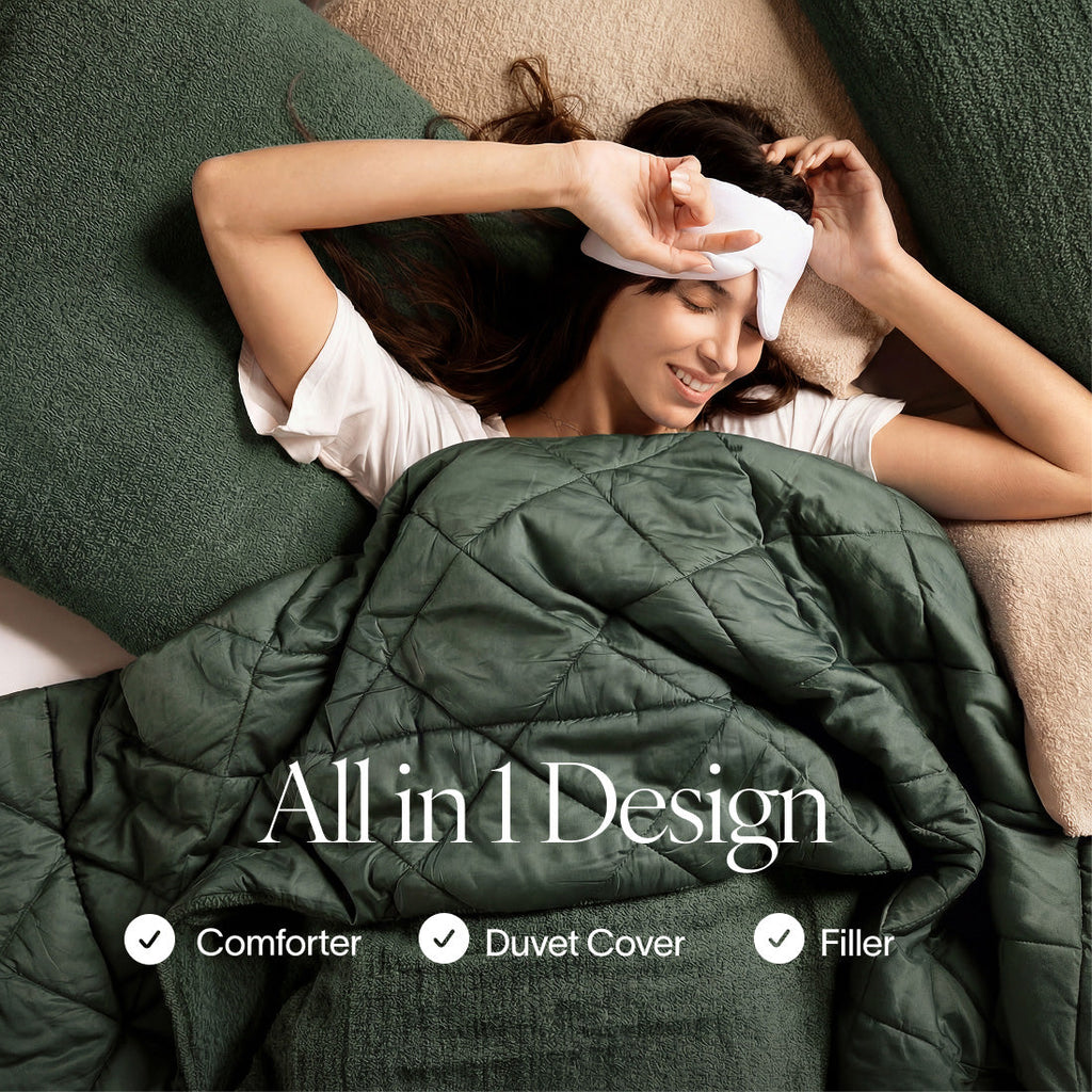 Bed Comforter, Snug, Machine-Washable Care for Year-Round Bedroom Comfort and Restful Sleep, 3 Sizes and 13 Colors image 46