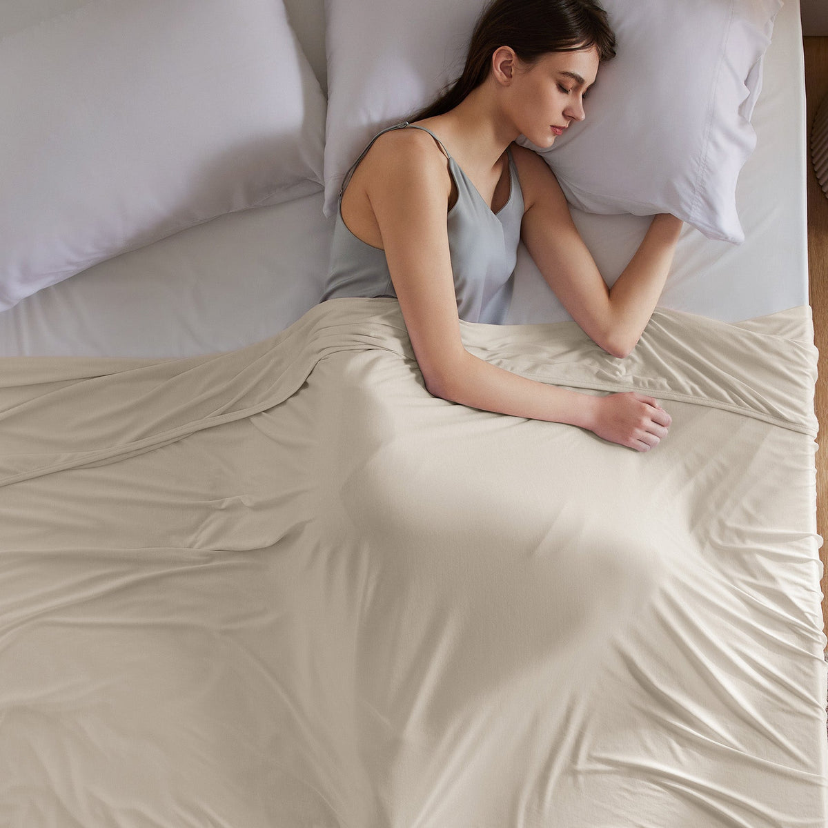 Cozy Throw Blanket, Reversible Cooling for Sofas, Beds and Relaxing at Home, 4 Sizes and 7 Colors image 46