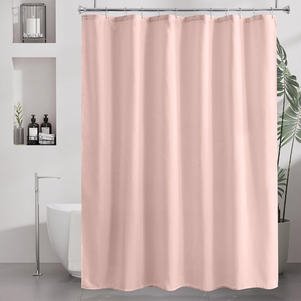 Bathroom Accessory, Waterproof Fabric Shower Curtain Liner, 120, Machine-Washable Care for Guest Baths and Daily Bathroom Routines image 46