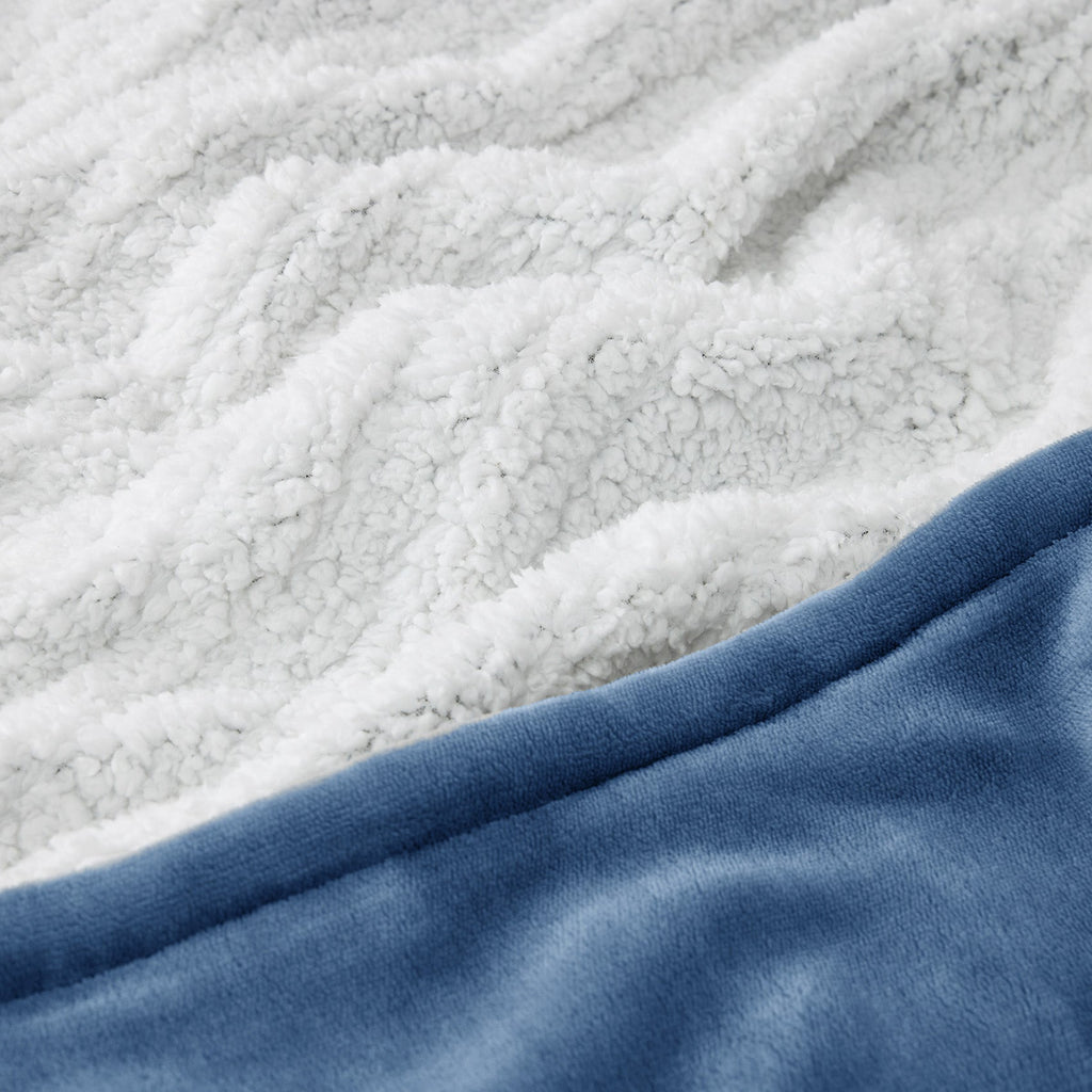 Cozy Throw Blanket, Solid Flannel Heated for Sofas, Beds and Relaxing at Home, 5 Sizes and 11 Colors image 46