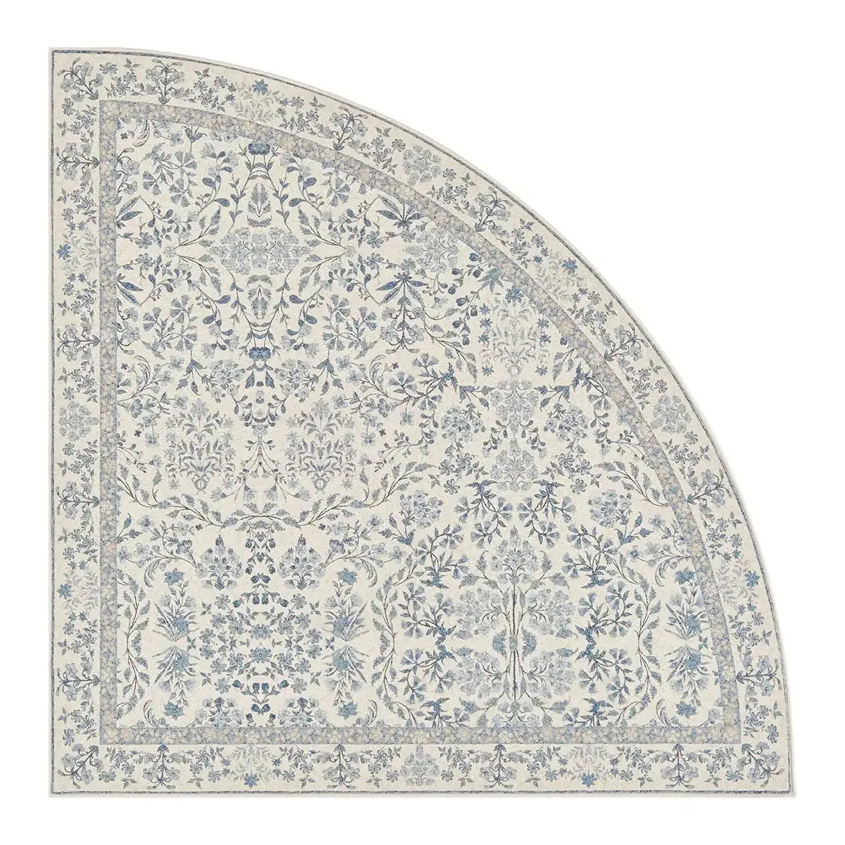 Area Rug, Vintage Foliage Floral, Lightweight Design, Non-Slip Design for Hallways, Dining Spaces and Home Decor, 19 Sizes and 4 Colors image 46