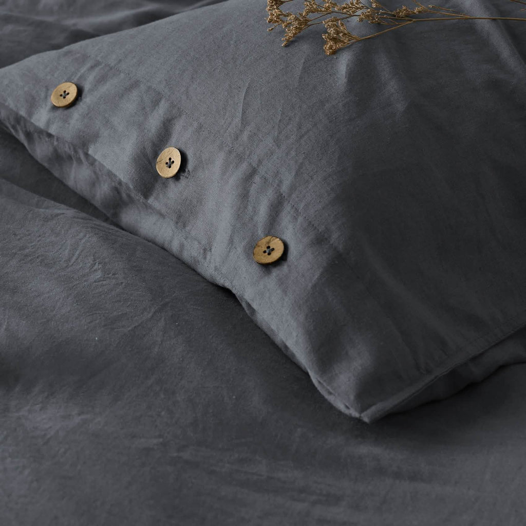 Duvet Cover Set, Cotton Linen Hybrid, Lightweight Design, Breathable Construction for Bedroom Bedding Refresh and Everyday Comfort image 47
