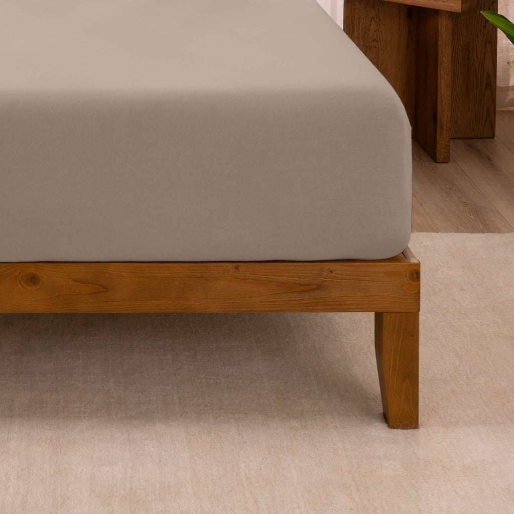 Bed Sheet Set, Organic Cotton Jersey for Master Bedrooms, Guest Beds and Daily Use, 6 Sizes and 9 Colors image 48