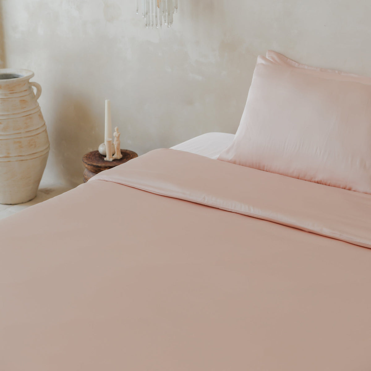 Bed Sheet Set, Organic Bamboo Sateen, Cooling Comfort for Everyday Bedroom Comfort and Guest Rooms, 5 Sizes and 15 Colors image 48