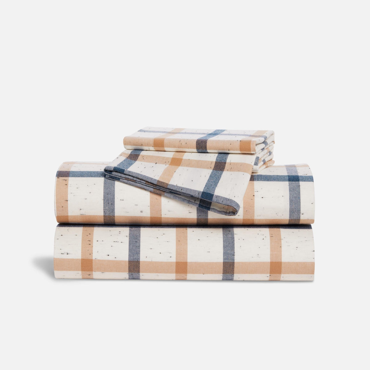 Bed Sheet Set, Brushed Flannel Core for Everyday Bedroom Comfort and Guest Rooms, 5 Sizes and 3 Colors image 48