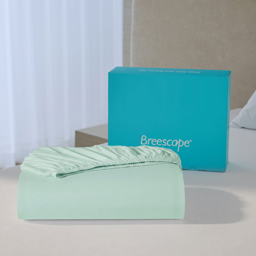 Fitted Sheet, Cooling, Breathable Construction for Everyday Bedding, Bedroom Layering and Guest Beds, 2 Sizes and 4 Colors image 48