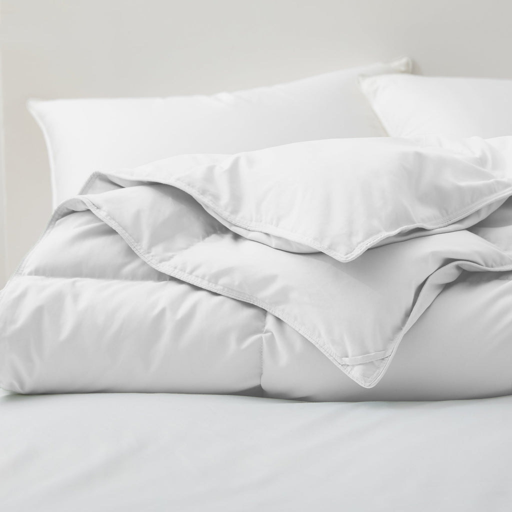 Down & Feather Comforter, Goose, Lightweight Design, Machine-Washable Care for Everyday Bedding and Comfortable Sleep, 4 Sizes and 8 Colors image 48